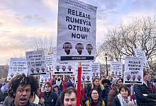 Migration in den USA - Proteste gegen Inhaftierung von Studentin - Michael Casey/AP/dpa