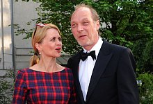 Schauspieler-Paar Brambach und Sommer - Foto: Ursula D&uuml;ren/dpa