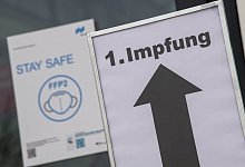 Impfzentrum - Foto: Peter Kneffel/dpa