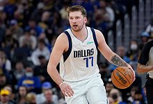 Luka Doncic, Guard der Dallas Mavericks, in Aktion. - Jeff Chiu/AP/dpa