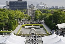 80. Jahrestag des Atombombenabwurfs auf Hiroshima - Uncredited/Kyodo News/AP/dpa