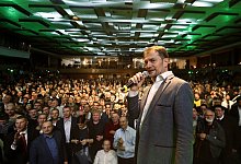 Wahlen in der Slowakei - Foto: Petr David Josek/AP/dpa