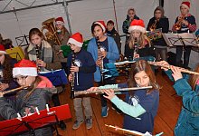 Bl&auml;serklasse auf dem Weihnachtsmarkt - Sibylle Kemna