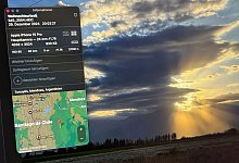 Die Metadaten eines Fotos sind auf einem Mac zu sehen - Till Simon Nagel/dpa-tmn