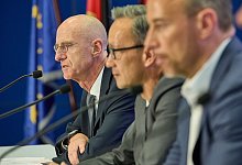 Polizei-PK zu Haftbefehl wegen Mordverdacht im Internet - Georg Wendt/dpa