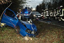 Unfallstelle auf der Steinheimer Stra&szlig;e - Manfred Brinkmeier