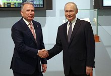 US-Sondergesandter Steve Witkoff und Kremlchef Wladimir Putin - Gavriil Grigorov/Pool Sputnik Kremlin/AP/dpa