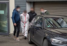 Get&ouml;tete Polizisten - Tatverd&auml;chtiger - Foto: Harald Tittel/dpa