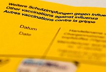 Impfausweis - Jens Kalaene/dpa