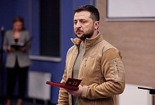 Wolodymyr Selenskyj - Foto: Sarsenov Daniiar/Ukraine Preside/Planet Pix via ZUMA Press Wire/dpa