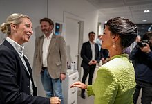 TV-Duell zwischen AfD-Chefin Weidel und BSW-Gründerin Wagenknech - Kay Nietfeld/dpa