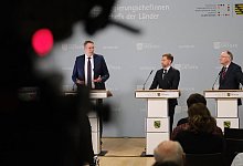 Ministerpräsidentenkonferenz in Leipzig - Sebastian Willnow/dpa