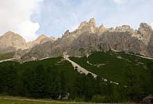 Bergmassiv der Rosengartengruppe in den Dolomiten - picture alliance / Ursula Düren/dpa