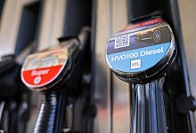 Eröffnung einer Tankstelle für HVO100 Diesel - Christian Charisius/dpa