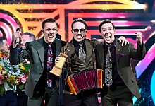 Musikgruppe KAJ vertritt Schweden beim ESC - Anders Wiklund/TT News Agency/AP/dpa
