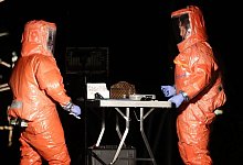 Feuerwehreinsatz an einem Düsseldorfer Freizeitbad - David Young/dpa