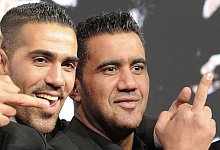 Der Rapper Bushido (l) posiert mit Arafat Abou-Chaker - Jens Kalaene/dpa-Zentralbild/dpa