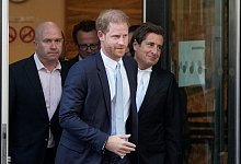 Prinz Harry und Anwalt David Sherborne - Frank Augstein/AP