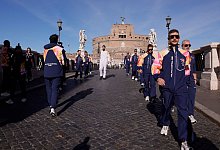 Olympischer Fackellauf in Italien - Cecilia Fabiano/LaPresse via ZUMA Press/dpa