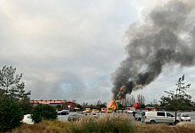 Brand in &laquo;Karls Erlebnis-Dorf&raquo; - Cindy Riechau/dpa