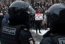 Nawalny-Protest - Foto: Pavel Golovkin/AP/dpa