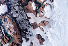 Harder Gletscher - Copernicus Sentinel/ESA/dpa