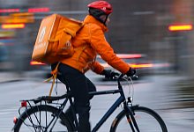 Lieferando-Fahrer - Foto: Jan Woitas/dpa-Zentralbild/dpa