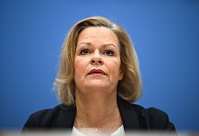 Nancy Faeser (SPD) - Sebastian Gollnow/dpa