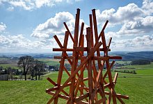 Kunstweg «Purple Path» eröffnet - Hendrik Schmidt/dpa
