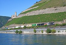 Rechtsrheinische Bahnstrecke am Mittelrhein - Peter Zschunke/dpa-Zentralbild/dpa