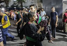 Krankenhaus in Gaza-Stadt getroffen - Mohammad Abu Elsebah/dpa