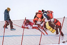 Ski Alpin: Training Weltcup-Abfahrt in Kitzbühel - Expa/Johann Groder/APA/dpa
