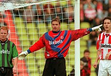 Georg Koch w&auml;hrend seiner Zeit als Fu&szlig;ball-Torwart - dpa/dpa/Archivbild