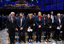 Jahrestag 7. Oktober 2023 &ndash; Gedenkveranstaltung Berlin - Bernd von Jutrczenka/dpa Pool/dpa