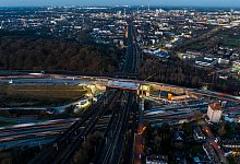 Autobahnkreuz Kaiserberg - Christoph Reichwein/dpa