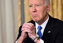 Abschiedsrede US-Pr&auml;sident Biden - Mandel Ngan/Pool AFP/AP/dpa