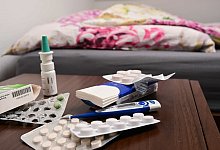 Krank - Bernd Weißbrod/dpa