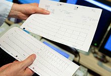 EKG-Auswertung - Foto: Oliver Krato