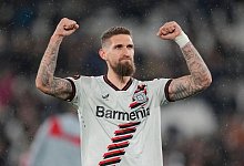 Bayer Leverkusens Nationalspieler Robert Andrich - Kin Cheung/AP/dpa/Archivbild