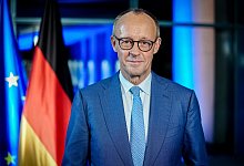 Aufzeichnung der Neujahrsansprache des Bundeskanzlers - Kay Nietfeld/dpa-Pool/dpa