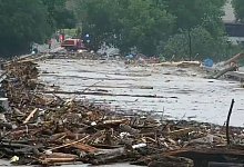 &Uuml;berschwemmungen in Texas - -/KSAT/AP/dpa