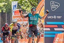 Marco Haller konnte sich beim Cyclassics in Hamburg durchsetzen. - Georg Wendt/dpa