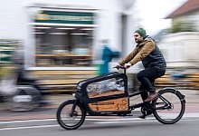 Lastenfahrrad - Foto: Sina Schuldt/dpa