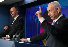 Kanzler Merz in Israel - Ariel Schalit/Pool AP/AP/dpa