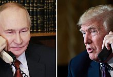 Donald Trump und Wladimir Putin haben telefoniert - Mikhail Metzel/Pool Sputnik Kremlin/AP/dpa
