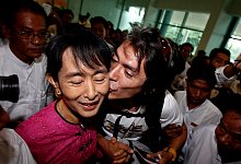 Aung San Suu Kyi - Nyein Chan Naing/dpa