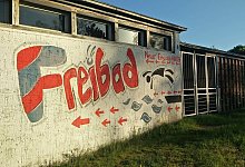 Freibadgelände Augustdorf - Fotoarchiv: Dieter Asbrock