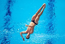 Wasserspringer - Foto: Bernd Thissen/dpa