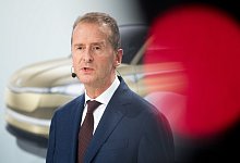 VW-Konzernchef Diess - Foto: Julian Stratenschulte/dpa