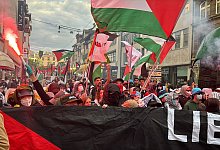 69. Eurovision Song Contest - Finale ESC 2025 - Kundgebung - Aleksandra Bakmaz/dpa